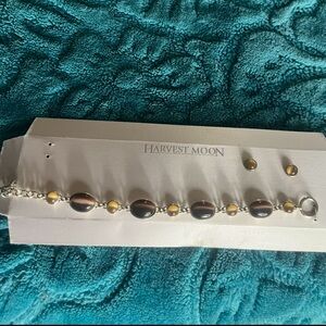 NWT Harvest Moon Bracelet & Earrings Set